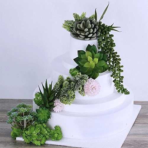 Winlyn 6 Pcs Unpotted Fake Succulents Assorted Faux Succulent In Different Green Artificial Hanging Succulents Textured Faux Succulent Pick Hanging String Of Pearls Plant For Wedding Centerpieces 3 Winlyn 6 Pcs Unpotted Fake Succulents Assorted Faux Succulent In Different Green Artificial Hanging Succulents Textured Faux Succulent Pick Hanging String Of Pearls Plant For Wedding Centerpieces - Image 3