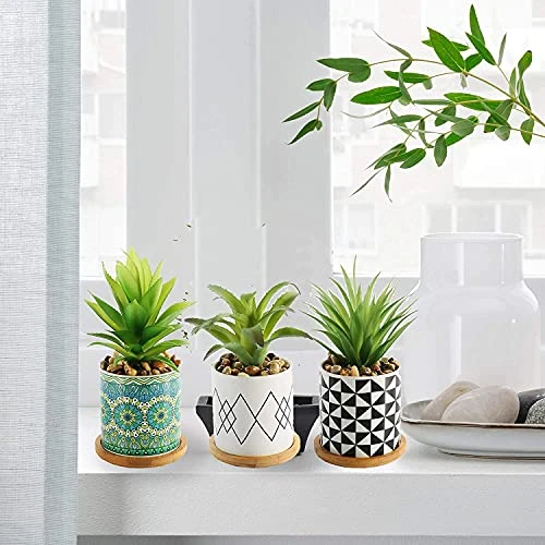 Letinaner Artificial Succulent Plants Fake Pineapple In Pots Artificial Faux Plants Greenery Decorations For Hotel Restaurant Home Office Kitchen Table, Set Of 3 4 Letinaner Artificial Succulent Plants Fake Pineapple In Pots Artificial Faux Plants Greenery Decorations For Hotel Restaurant Home Office Kitchen Table, Set Of 3 - Image 4