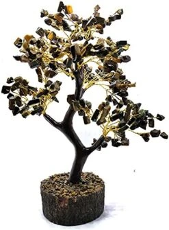 DREAM HOLISTIC Crystal Tree, 7 Chakra Tree Stones Décor Tree , Crystal Decorations For Home, Fortune, Spiritual Gifts Money Tree For Good Luck - 10 Inch Bonsai Trees -Green Leaf Store 51tj68kIbzL. AC