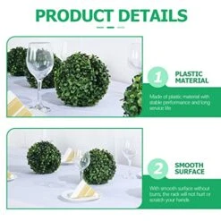 BESTOYARD 4pcs Boxwood Topiary Ball Frames DIY Boxwood Ball Support Cage Topiary Plants Round Frame Flower Arrangement Garden Outdoor Decor 20cm 8 BESTOYARD 4pcs Boxwood Topiary Ball Frames DIY Boxwood Ball Support Cage Topiary Plants Round Frame Flower Arrangement Garden Outdoor Decor 20cm -Green Leaf Store 51u0cGiROlL