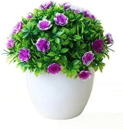 Heaven2017 Artificial Flower Bonsai Bonsai Potted Fake Plant 3 -Green Leaf Store 51unUkcgQVL. AC