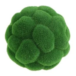 BESPORTBLE Fake Rocks Artificial Plant Moss Ball Topiary Ball Ornament For Garden Topiary Tree Wedding Party Hanging Wall Decoration Green 15CM Greenery Balls
