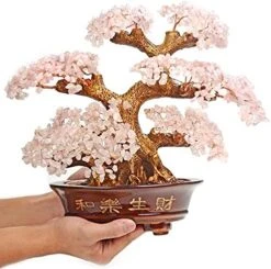 KALIFANO Large Tree Of Life (1,251 Gemstone Count) Chakra Crystal Tree With Healing Properties - Bonsai Feng Shui Money Tree For Healing And Luck -Green Leaf Store 51vC4DTnO4S. AC