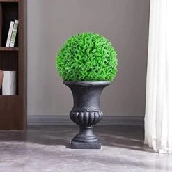 APICRED Boxwood Balls Artificial Topiary Ball Lifelike Plants Topiary Boxwood For Home Garden, Patio, Planter, Deck, Backyard Indoor/Outdoor Decore, 11 ", 2 Packs -Green Leaf Store 51wG8TC8SzS. AC 1