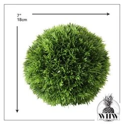 WHW Whole House Worlds Grammercy Grass Ball, 7 Inch Diameter, Lush Green, Topiary Bowl Filler Greenery Globe, Faux New Growth Texture, Reproduction, Plastic 6 WHW Whole House Worlds Grammercy Grass Ball, 7 Inch Diameter, Lush Green, Topiary Bowl Filler Greenery Globe, Faux New Growth Texture, Reproduction, Plastic -Green Leaf Store 51wM7uhY9PL