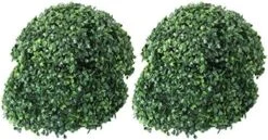 VALICLUD Artificial Topiary Ball Decorative Faux Boxwood Lifelike Plant Decor For Wedding Christmas Lawn Backyard And Garden Decor -Green Leaf Store 51wN KxeRL. AC