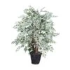 Vickerman Everyday 4' Artificial Silver Maple Extra Full Bush In A Rattan Basket - Realistic Indoor Greenery Decor - Faux Potted Decoration For Home Or Office Accent 2 Vickerman Everyday 4' Artificial Silver Maple Extra Full Bush In A Rattan Basket - Realistic Indoor Greenery Decor - Faux Potted Decoration For Home Or Office Accent -Green Leaf Store 51wer2et7aL