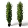 I.C.ELAINE 5 Foot Topiary Trees Artificial Outdoor 2 Pack Large Cedar Pine Fake Plants UV Rated 5ft Faux Topiary Bushes And Shrubs Set Of 2 For Home Indoor Front Porch Patio Decor 4 I.C.ELAINE 5 Foot Topiary Trees Artificial Outdoor 2 Pack Large Cedar Pine Fake Plants UV Rated 5ft Faux Topiary Bushes And Shrubs Set Of 2 For Home Indoor Front Porch Patio Decor -Green Leaf Store 51wy8Yo3VZL