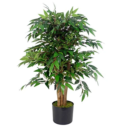 Leaf Artificial Ficus Tree/Plant, Luxury Smilax, 90cm 1 Leaf Artificial Ficus Tree/Plant, Luxury Smilax, 90cm