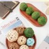 10Pack Decorative Faux Dried Moss Balls And 8Pack Wicker Rattan Balls- Artificial Green Plant Mossy Wicker Rattan Cord Balls Set For Summer Vase Dough Bowl Filler Home Garden Party Wedding Display 7 10Pack Decorative Faux Dried Moss Balls And 8Pack Wicker Rattan Balls- Artificial Green Plant Mossy Wicker Rattan Cord Balls Set For Summer Vase Dough Bowl Filler Home Garden Party Wedding Display -Green Leaf Store 51xFbsglSAL