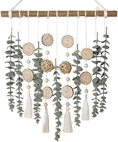 Cyitimo Bathroom Decor Artificial Eucalyptus Greenery Hanging Wall Decor Faux Eucalyptus Leaves Hanging Plant With Wooden Stick With Rustic Farmhouse For Bedroom Nursery Boho Home Decorations 7 Cyitimo Bathroom Decor Artificial Eucalyptus Greenery Hanging Wall Decor Faux Eucalyptus Leaves Hanging Plant With Wooden Stick With Rustic Farmhouse For Bedroom Nursery Boho Home Decorations - Image 7