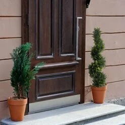 Two 3.6ft Artificial Topiaries Trees Boxwood Spiral Topiary Trees, Faux Topiary Tree Outdoor Spiral Topiary Artificial Cypress Trees -Green Leaf Store 51xmp8A13vL
