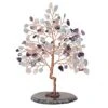 CrystalTears Crystal Gemstone Tree Amethyst Rose Quartz Aquamarine Crystal Money Tree Feng Shui Crystal Bonsai Tree For Good Luck Home Decoration 5.5"-6.3" -Green Leaf Store 51yjRQRrhdL