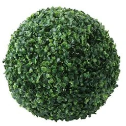 VOSAREA Artificial Plants Plant Boxwood Sphere Decor Artificial Grass Pendant Ceiling Hanging Grass Artificial Plant Topiary Balls Artificial Topiary Balls (36CM) Office Decor