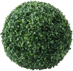 ABOOFAN Artificial Plant Topiary Ball Decorative Faux Boxwood Balls Green Grass Plant Ball Spheres For Backyard Balcony Garden Restaurant Valentines Day Wedding Party Decor 36cm -Green Leaf Store 51ywmHdGlGL. AC