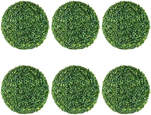 AILANDA 2 PCS 16 Inch Artificial Plant Topiary Ball For Outdoor UV Resistant Garden Spheres Decorative With 8 Layers Leaves Faux Boxwood Balls For Backyard, Balcony, Porch, Wedding And Home Décor 5 AILANDA 2 PCS 16 Inch Artificial Plant Topiary Ball For Outdoor UV Resistant Garden Spheres Decorative With 8 Layers Leaves Faux Boxwood Balls For Backyard, Balcony, Porch, Wedding And Home Décor - Image 5