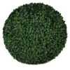 FTL&HONG Artificial Boxwood Ball 13in,15in,19in,23in,Artificial Plant Trim Ball Green,No Installation -Lifelike Plants,for Indoor Outdoor Decor -Green Leaf Store 610P3mBuXuS