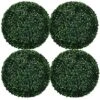 Yunlly 4 Pcs 14.2 Inch 3 Layers Outdoor Artificial Plant Topiary Ball UV Resistant Faux Boxwood Plants Outdoor Decorative Balls For Backyard, Balcony, Garden, Wedding And Home Decor 13 Yunlly 4 Pcs 14.2 Inch 3 Layers Outdoor Artificial Plant Topiary Ball UV Resistant Faux Boxwood Plants Outdoor Decorative Balls For Backyard, Balcony, Garden, Wedding And Home Decor -Green Leaf Store 610YFwtFmrL