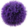 Healifty Home Decor Fake Plants Artificial Boxwood Topiary Plant Decorative Faux Boxwood Lifelike Plant Sphere For Indoor Outdoor Garden Lawn Wedding Party Decor Purple Artificial Grass Fake Plants -Green Leaf Store 612D6DY0NhL 1