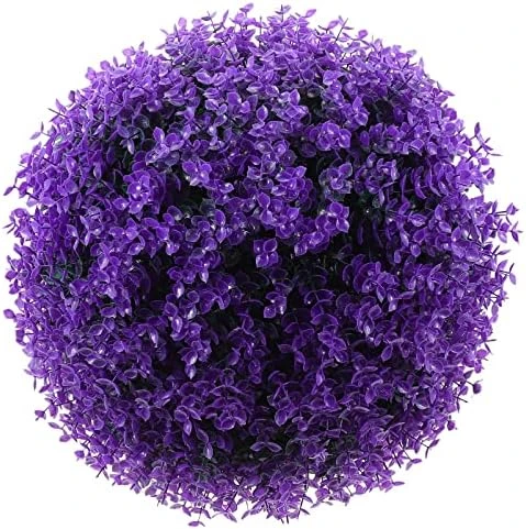 Healifty Home Decor Fake Plants Artificial Boxwood Topiary Plant Decorative Faux Boxwood Lifelike Plant Sphere For Indoor Outdoor Garden Lawn Wedding Party Decor Purple Artificial Grass Fake Plants 9 Healifty Home Decor Fake Plants Artificial Boxwood Topiary Plant Decorative Faux Boxwood Lifelike Plant Sphere For Indoor Outdoor Garden Lawn Wedding Party Decor Purple Artificial Grass Fake Plants - Image 9