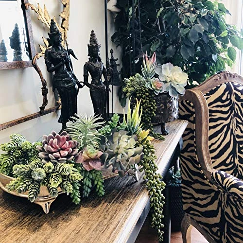 Caqpo Artificial Succulents - 15 Pack - Premium Unpotted Succulent Plants Artificial - Realistic Textured Succulents - Fake Succulent Plants For DIY - Faux Cactus Plant Bulk - Feaux Succulent Plants 4 Caqpo Artificial Succulents - 15 Pack - Premium Unpotted Succulent Plants Artificial - Realistic Textured Succulents - Fake Succulent Plants For DIY - Faux Cactus Plant Bulk - Feaux Succulent Plants - Image 4