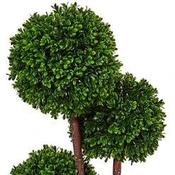 Nearly Natural 5486 Boxwood Topiary Artificial Tree UV Resistant, Green 9 Nearly Natural 5486 Boxwood Topiary Artificial Tree UV Resistant, Green -Green Leaf Store 61CD3WHsl9S