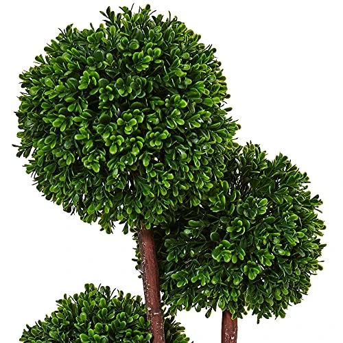 Nearly Natural 5486 Boxwood Topiary Artificial Tree UV Resistant, Green 3 Nearly Natural 5486 Boxwood Topiary Artificial Tree UV Resistant, Green - Image 3