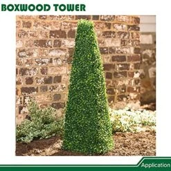 Shecraft Topiary Trees Artificial Outdoor Highly Realistic Decorative Buxus Tower, Topiary UV Resistant Fake Tree For Home Garden/Indoor & Outdoor Use 1 Pack 19 Shecraft Topiary Trees Artificial Outdoor Highly Realistic Decorative Buxus Tower, Topiary UV Resistant Fake Tree For Home Garden/Indoor & Outdoor Use 1 Pack -Green Leaf Store 61HC2BxEE2S