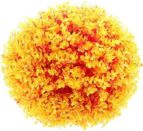 VOSAREA Artificial Topiary Plant Ball Eucalyptus Leaf Decorative Ball Decorative Topiary Balls For Garden Backyard Balcony Wedding (Purple) 6 VOSAREA Artificial Topiary Plant Ball Eucalyptus Leaf Decorative Ball Decorative Topiary Balls For Garden Backyard Balcony Wedding (Purple) - Image 6