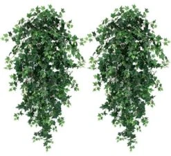 Arcadia Silk Plantation 51" Ivy Artificial Hanging Greenery Bushes, With No Pot, (Pack Of 2)