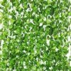 CQURE 24 Pack 168Ft Artificial Ivy Fake Vines,Ivy Garland Greenery Garland Fake Hanging Plants Vines Aesthetic Green Leaves For Bedroom Wedding Party Garden Wall Room Decor -Green Leaf Store 61NHt0J3MVS
