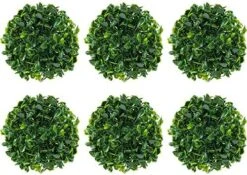 AUEAR, Artificial Boxwood Topiary Plant Balls Decorative For Table Decoration Garden Wedding Decor (7 Inch Diameter, 2 Pack) 13 AUEAR, Artificial Boxwood Topiary Plant Balls Decorative For Table Decoration Garden Wedding Decor (7 Inch Diameter, 2 Pack) -Green Leaf Store 61Qdup7I5eL. AC