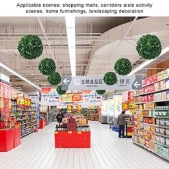 Ochine Topiary Ball Artificial Outdoor Boxwood Decorative Balls Artificial Plant Faux Topiary Ball Hanging Green Plants Garden Tree Wedding Party Decor Front Porch Topiary Indoor Outdoor Home 12 Ochine Topiary Ball Artificial Outdoor Boxwood Decorative Balls Artificial Plant Faux Topiary Ball Hanging Green Plants Garden Tree Wedding Party Decor Front Porch Topiary Indoor Outdoor Home -Green Leaf Store 61Yt8hNOU1S