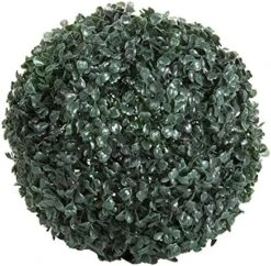 Pure Garden 50-128 Solar Powered LED Artificial Topiary Ball-Decorative Pre-lit Faux Boxwood With Rechargeable Battery-Outdoor Lawn And Garden Decor 12 Pure Garden 50-128 Solar Powered LED Artificial Topiary Ball-Decorative Pre-lit Faux Boxwood With Rechargeable Battery-Outdoor Lawn And Garden Decor -Green Leaf Store 61b4bnIvUZL. AC