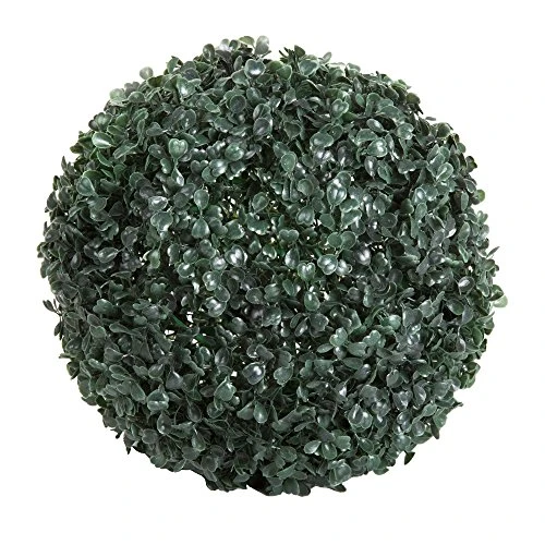 Pure Garden 50-128 Solar Powered LED Artificial Topiary Ball-Decorative Pre-lit Faux Boxwood With Rechargeable Battery-Outdoor Lawn And Garden Decor 1 Pure Garden 50-128 Solar Powered LED Artificial Topiary Ball-Decorative Pre-lit Faux Boxwood With Rechargeable Battery-Outdoor Lawn And Garden Decor
