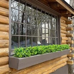 TEMCHY 24 Bundles Outdoor Artificial Boxwood Stems Faux Plants Shrubs, Fake UV Resistant Greenery Foliage Spring For Farmhouse, Home, Garden, Office, Patio, Wedding Decor 11 TEMCHY 24 Bundles Outdoor Artificial Boxwood Stems Faux Plants Shrubs, Fake UV Resistant Greenery Foliage Spring For Farmhouse, Home, Garden, Office, Patio, Wedding Decor -Green Leaf Store 61bS5ippQkL