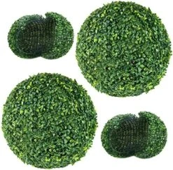 AILANDA 2 PCS 16 Inch Artificial Plant Topiary Ball For Outdoor UV Resistant Garden Spheres Decorative With 8 Layers Leaves Faux Boxwood Balls For Backyard, Balcony, Porch, Wedding And Home Décor 15 AILANDA 2 PCS 16 Inch Artificial Plant Topiary Ball For Outdoor UV Resistant Garden Spheres Decorative With 8 Layers Leaves Faux Boxwood Balls For Backyard, Balcony, Porch, Wedding And Home Décor -Green Leaf Store 61bhZ60ZCL. AC