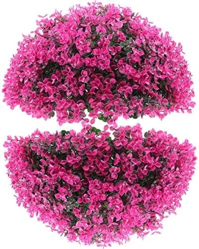 Healifty Home Decor Fake Plants Artificial Boxwood Topiary Plant Decorative Faux Boxwood Lifelike Plant Sphere For Indoor Outdoor Garden Lawn Wedding Party Decor Purple Artificial Grass Fake Plants 10 Healifty Home Decor Fake Plants Artificial Boxwood Topiary Plant Decorative Faux Boxwood Lifelike Plant Sphere For Indoor Outdoor Garden Lawn Wedding Party Decor Purple Artificial Grass Fake Plants - Image 10