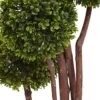 Nearly Natural 5428 4ft. Boxwood Topiary Tree UV Resistant (Indoor/Outdoor),Green,4-Feet 12 Nearly Natural 5428 4ft. Boxwood Topiary Tree UV Resistant (Indoor/Outdoor),Green,4-Feet -Green Leaf Store 61cYe1BPRsL