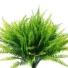 8 Pcs Artificial Boston Fern Plants Bushes Faux Plants Shrubs Greenery UV Resistant For House Office Garden Indoor Outdoor Décor -Green Leaf Store 61q4ypOSxRL