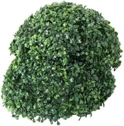 VALICLUD Artificial Topiary Ball Decorative Faux Boxwood Lifelike Plant Decor For Wedding Christmas Lawn Backyard And Garden Decor -Green Leaf Store 61sQtVn6E8L. AC