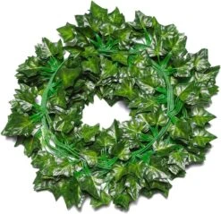GPARK 84ft 12 Pack / 82 Inch, Artificial Ivy Garland Fake Leaf Plants Vine, Hanging Leaves Garlands For Wedding Party Garden Kitchen Outdoor Greenery Wall Decor Green -Green Leaf Store 71ve7QnBhxL